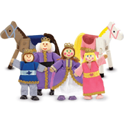 Houten Koninklijke familie voor poppenhuis - Melissa & Doug 10286
